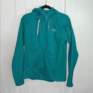 The North Face Turquoise Full-Zip Hoodie